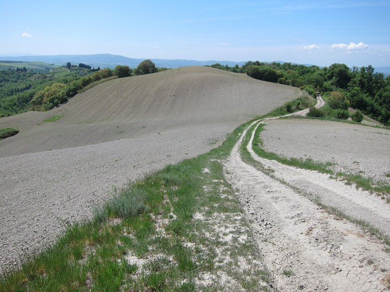 Italy, Via Francigena, Tuscany - Ridgetop track , Walkopedia