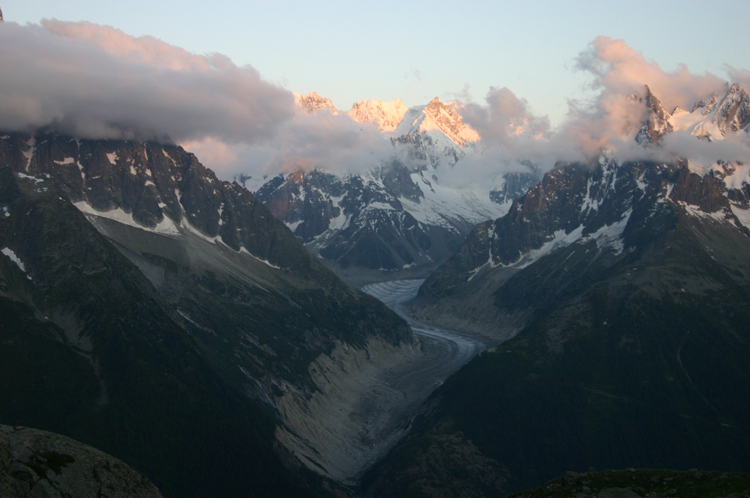 Lac Blanc and Southern Aiguilles Rouges Traverses
Mer de Glace From Lac Blanc - © William Mackesy