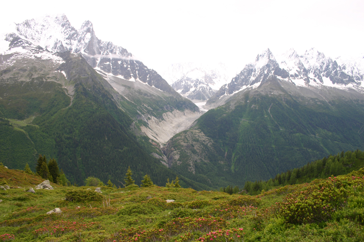 France Alps Aiguilles Rouges, Lac Blanc and Southern Aiguilles Rouges Traverses, Mer de Glace, From Grand Balcon Sud, Walkopedia