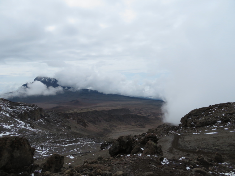 Tanzania Mount Kilimanjaro, Trekking Kilimanjaro , Descent from Stella Point, relatively normal world, Walkopedia