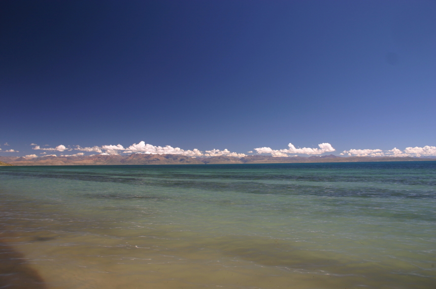 China Tibet, Lake Manasarovar, Looking north, Walkopedia