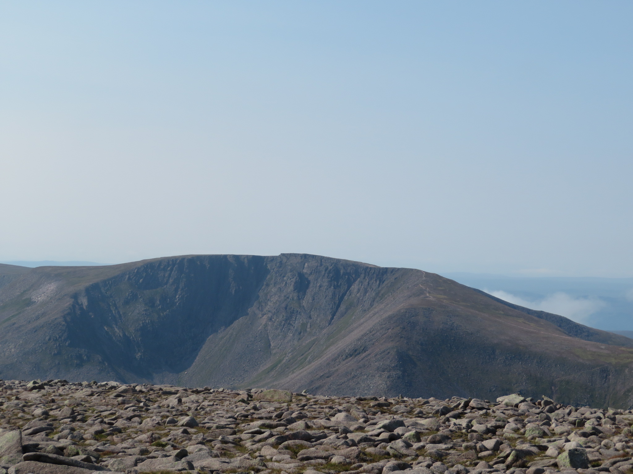 The Cairngorms: Braeriach from Ben Macdui - © William Mackesy