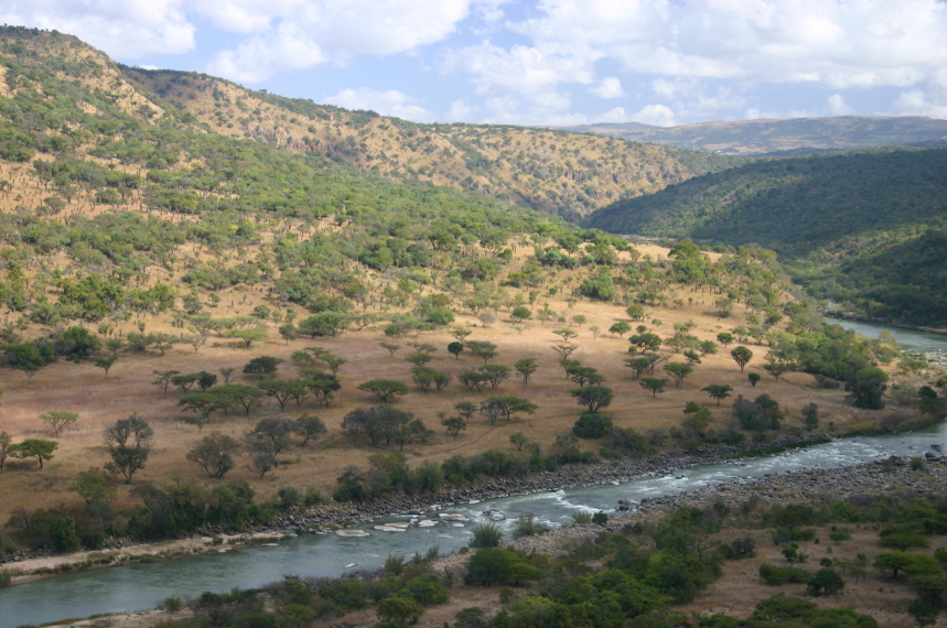 South Africa Kwazulu-Natal, The Fugitives' Trail, Isandlwana to the Buffalo River, The Fugitives' Drift, Walkopedia