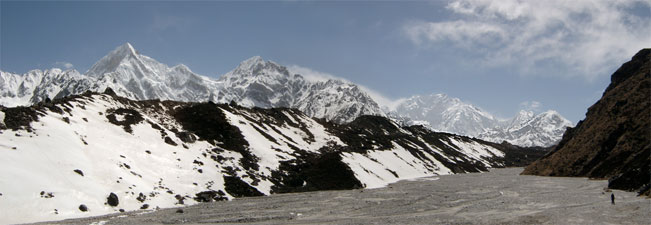 India Sikkim and nearby, Green Lake, Sona campsite panorama, Walkopedia