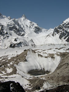 India Sikkim and nearby, Green Lake, Zema Chu source - Zemu Glacier's terminus, Walkopedia