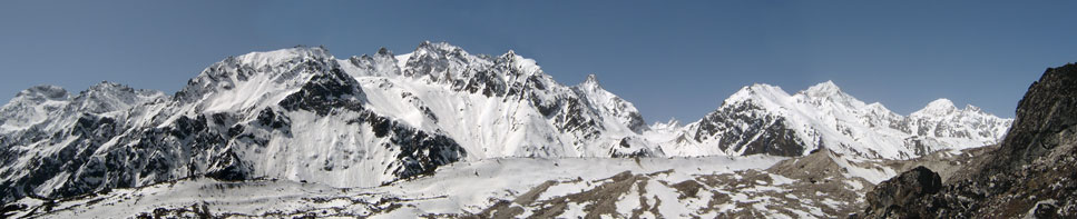 India Sikkim and nearby, Green Lake, Zemu Glacier lower lateral moraine, Walkopedia