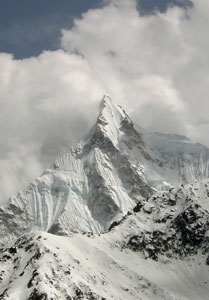 India Sikkim and nearby, Green Lake, Cloud around Siniolchu, Walkopedia