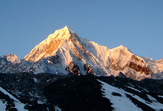 India Sikkim and nearby, Green Lake, Siniolchu sunrise, Walkopedia