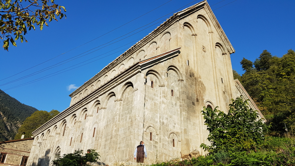 Turkey Kackar, Mt Kackar Massif, Mosque - former Georgian church - at Barhal, Walkopedia