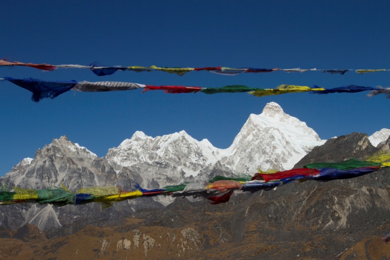 Nepal Far East, Kangchenjunga from Nepal, Jannu or Kumbakarna Range as seen from Mirgin La Pass, Walkopedia