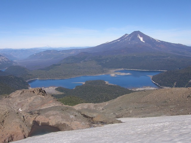 Chile Patagonia: Conguillio NP, Sierra Nevada, Sierra Nevada - view of Volcan Llaima, Walkopedia