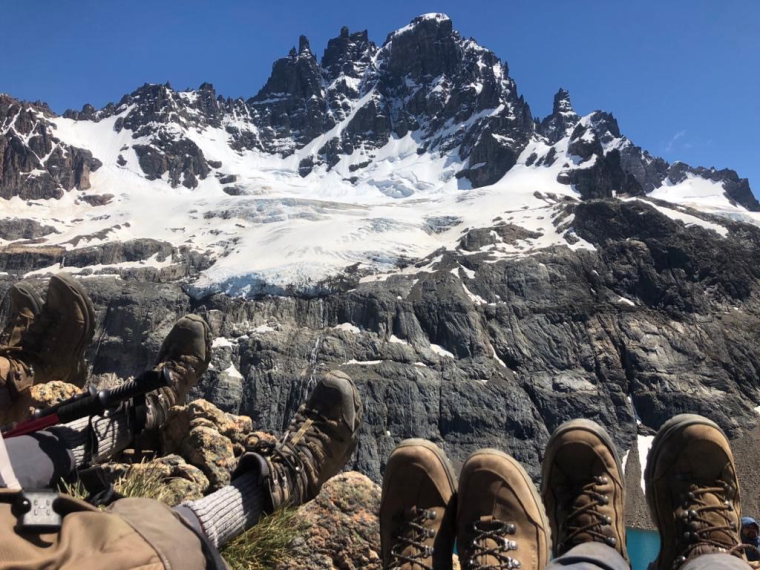 Chile Patagonia, Cerro Castillo, Cerro Castillo and boots, Walkopedia