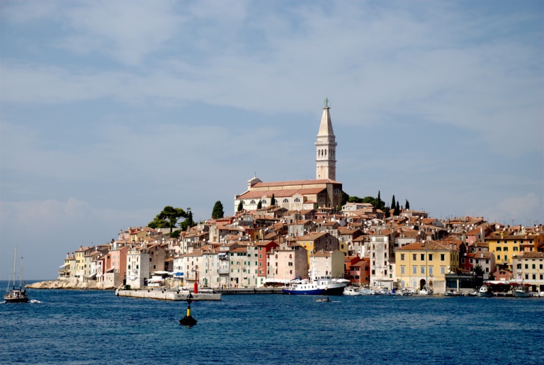 Croatia, Istria, Sea view. Rovinj, Croatia , Walkopedia