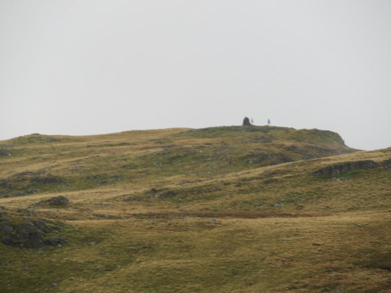 United Kingdom England Lake District, Catbells and High Spy, High Spy briefy out of cloud, Walkopedia