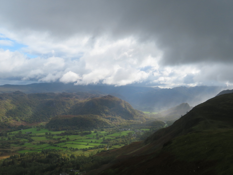 United Kingdom England Lake District, Catbells and High Spy, End of rainstorm, Borrowdale, Walkopedia