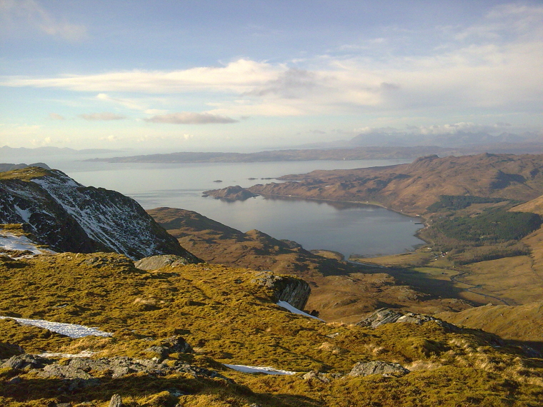 United Kingdom Scotland NW Highlands Knoydart, Inverie to Glenfinnan, Inverie Bay, Knoydart, Walkopedia