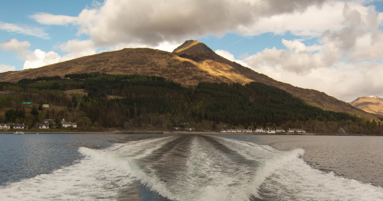 United Kingdom Scotland NW Highlands Knoydart, Inverie to Glenfinnan, bye-bye Inverie, Walkopedia