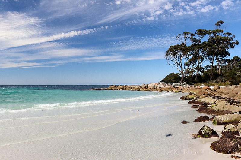 Australia Tasmania, Bay of Fires, Binnalong Bay, Bay of Fires Conservation Area, Walkopedia