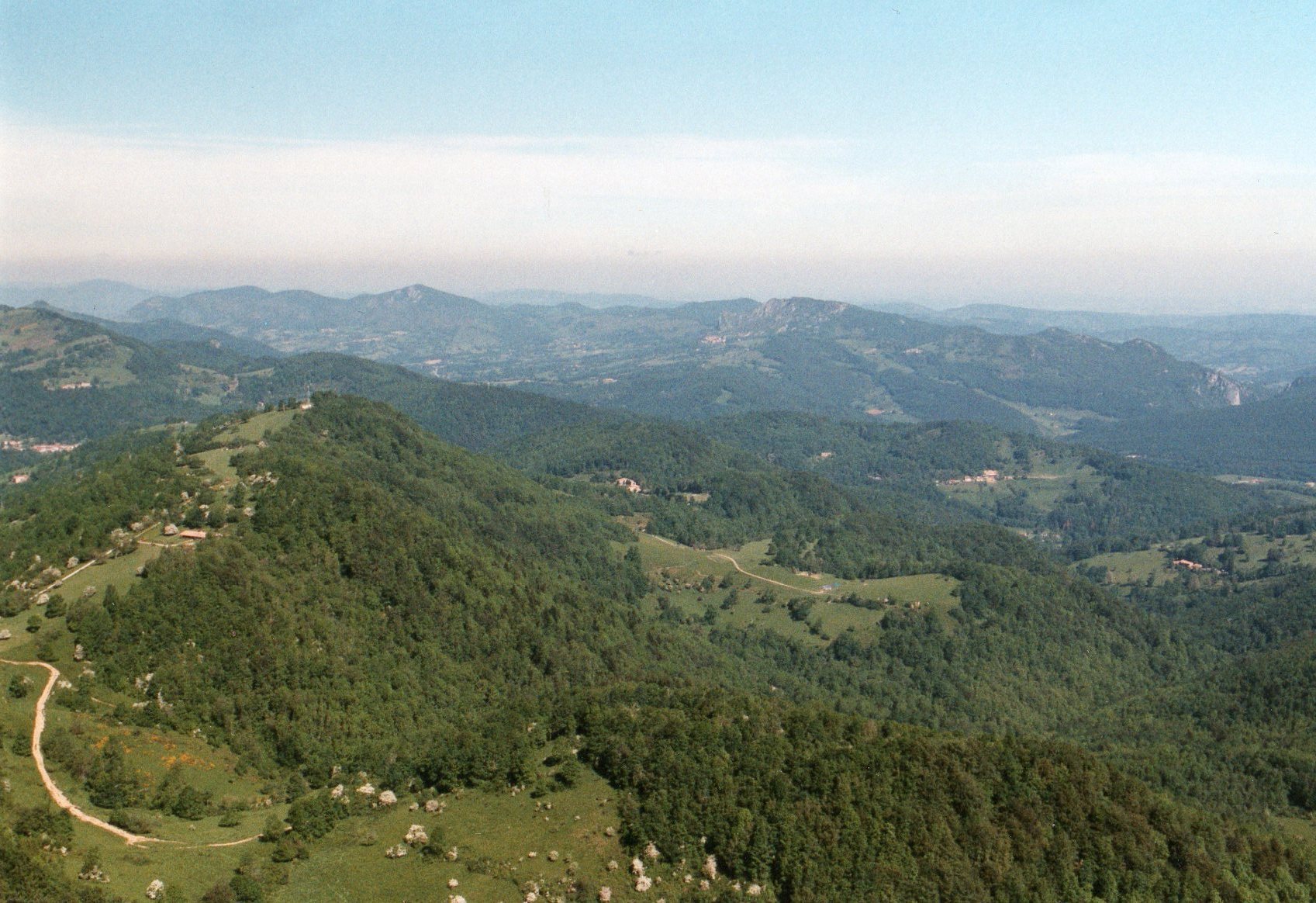 France Pyrenees, Sentier Cathare, From near Rocquefixade , Walkopedia