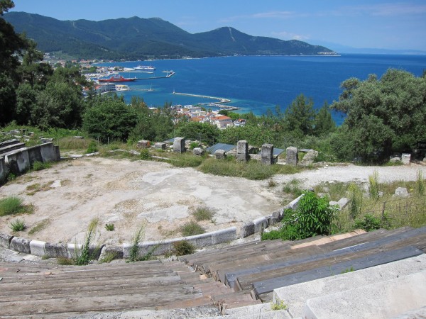 Greece Aegean Islands, Limenas Walls, Thasos, Limenas Walls - © From the theatre, Walkopedia