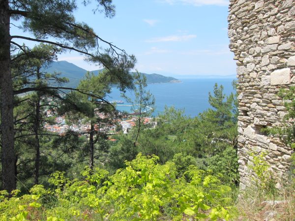 Greece Aegean Islands, Limenas Walls, Thasos, Limenas Walls - © From castle, Walkopedia