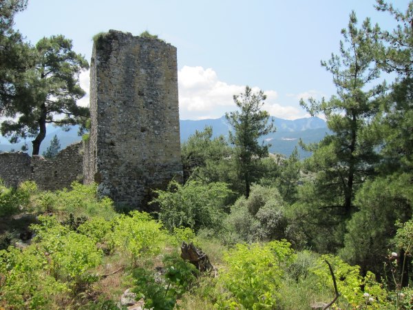 Greece Aegean Islands, Limenas Walls, Thasos, Limenas Walls - Genoese castle on Temple to Apollo, Walkopedia