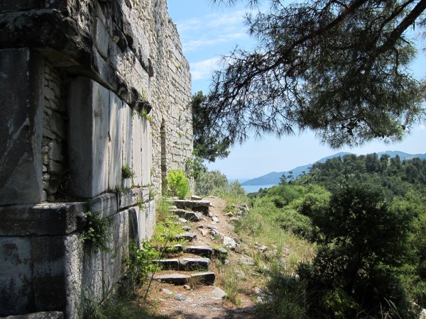 Greece Aegean Islands, Limenas Walls, Thasos, Limenas Walls - Castle wall, Walkopedia