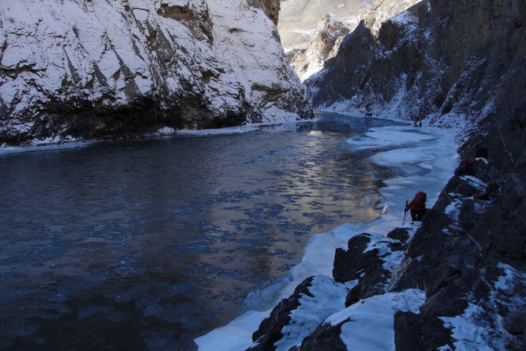 India Ladakh, Zanskar River in Winter, Chadar , Walkopedia