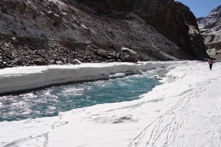 India Ladakh, Zanskar River in Winter, , Walkopedia