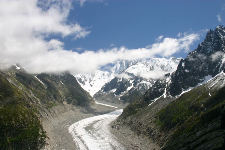 France Alps Aiguilles Rouges, Grand Balcon Nord, Mer de Glace fm Signal Forbes, Walkopedia