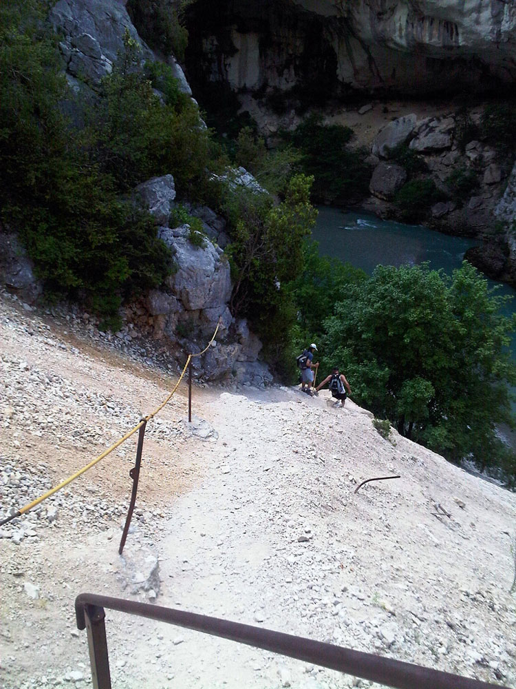 France Provence, GR4 (Verdon Gorge), Les Gorges du Verdon, Walkopedia