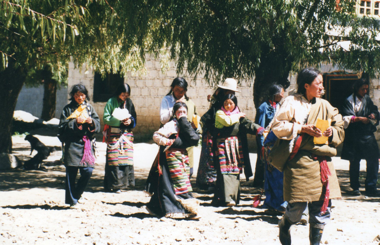 China Tibet, Ganden to Samye, Pilgrims, Samye, Walkopedia