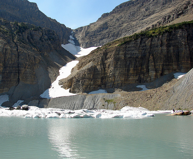 USA Western: Glacier NP, Grinnell Glacier Trail, Grinnell Glacier Trail - Grinnell Glacier, Walkopedia