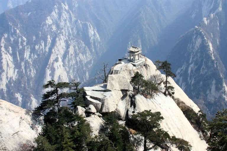 China North-Central Shaanxi, Hua Shan, Chess Pavilion, Hua Shan , Walkopedia