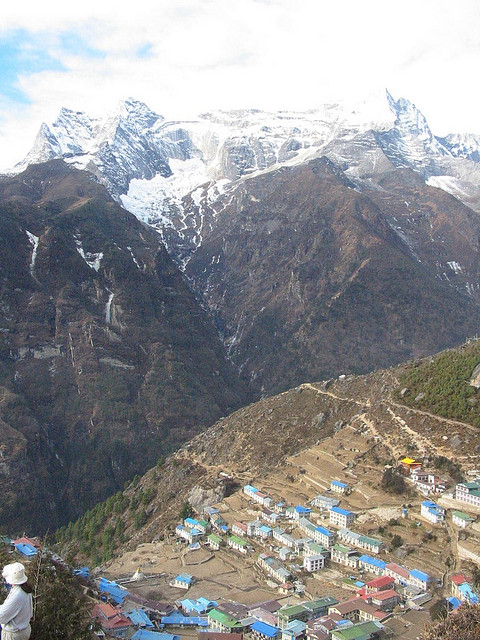 Nepal Everest Region, Bhote Kosi Valley, Bhote Kosi Valley - Namche From above, Walkopedia