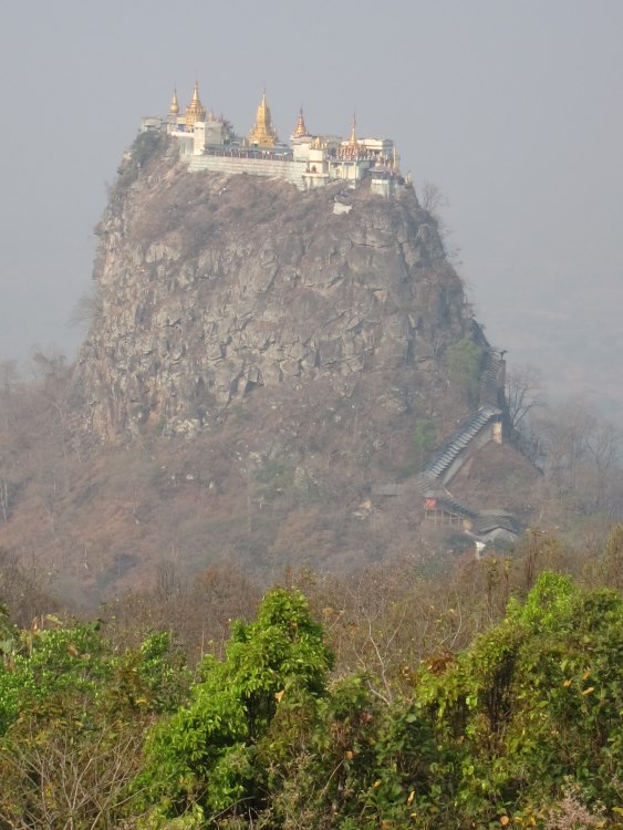 Mount Popa 
Mt Popa - Morning light© Copyright William Mackesy