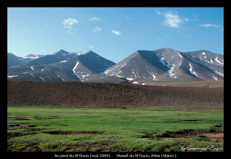 Morocco High Atlas MGoun, M'goun Massif, Au pied du M'Goun, Walkopedia