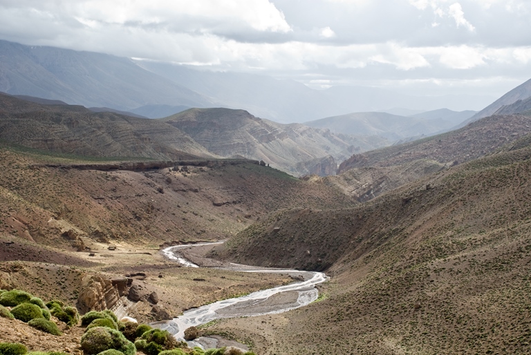 Morocco High Atlas MGoun, M'goun Massif, M'Goun Traverse Trek, Morocco , Walkopedia