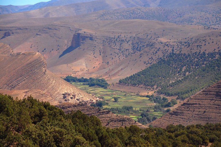 Morocco High Atlas MGoun, M'goun Massif, Tabant, Ait bou Goumez Valley , Walkopedia