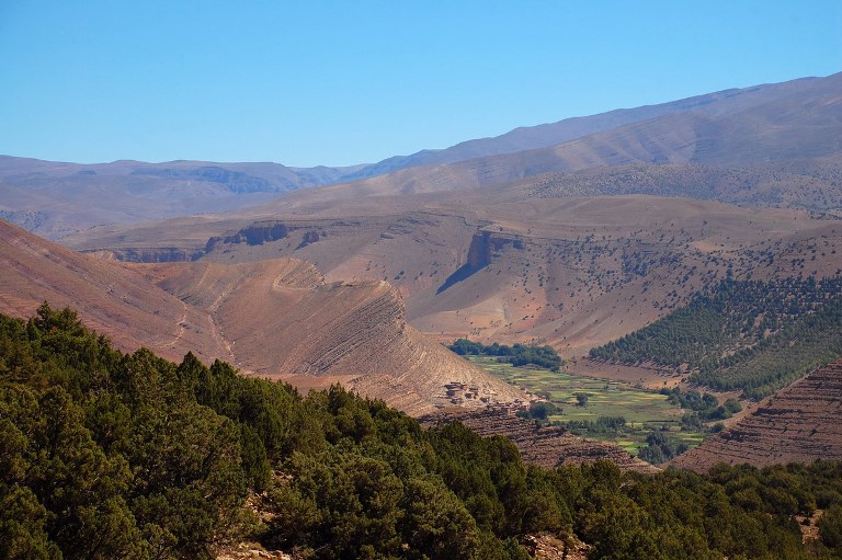 Morocco High Atlas MGoun, M'goun Massif, Tabant, Ait bou Goumez Valley , Walkopedia