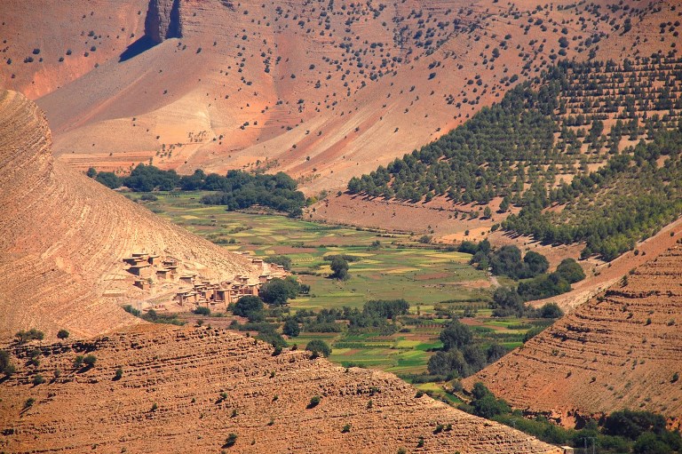 Morocco High Atlas MGoun, M'goun Massif, Tabant, Ait bou Goumez Valley, Walkopedia
