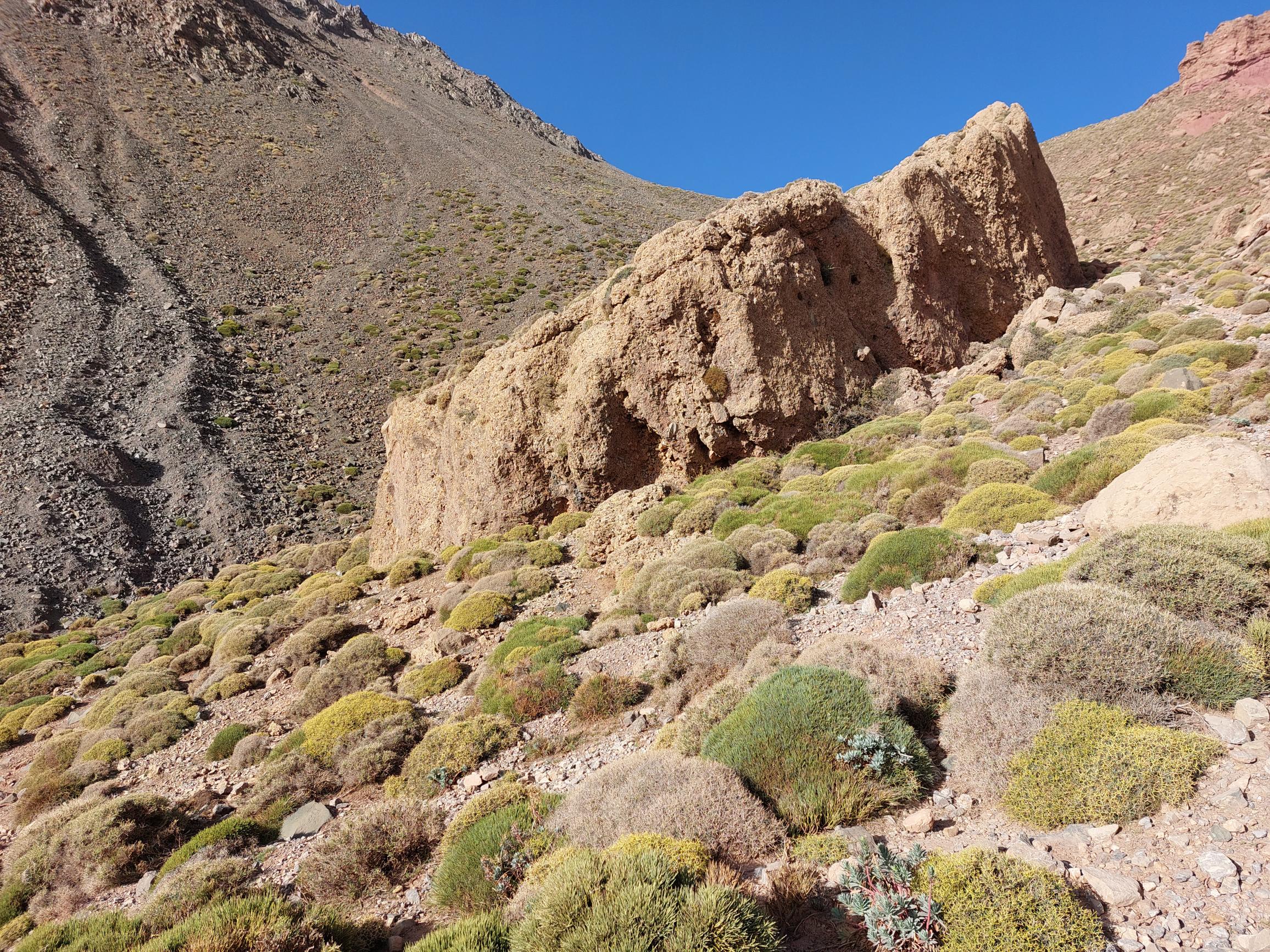 Morocco High Atlas MGoun, M'goun Massif, Traverse Day 2,1, Walkopedia