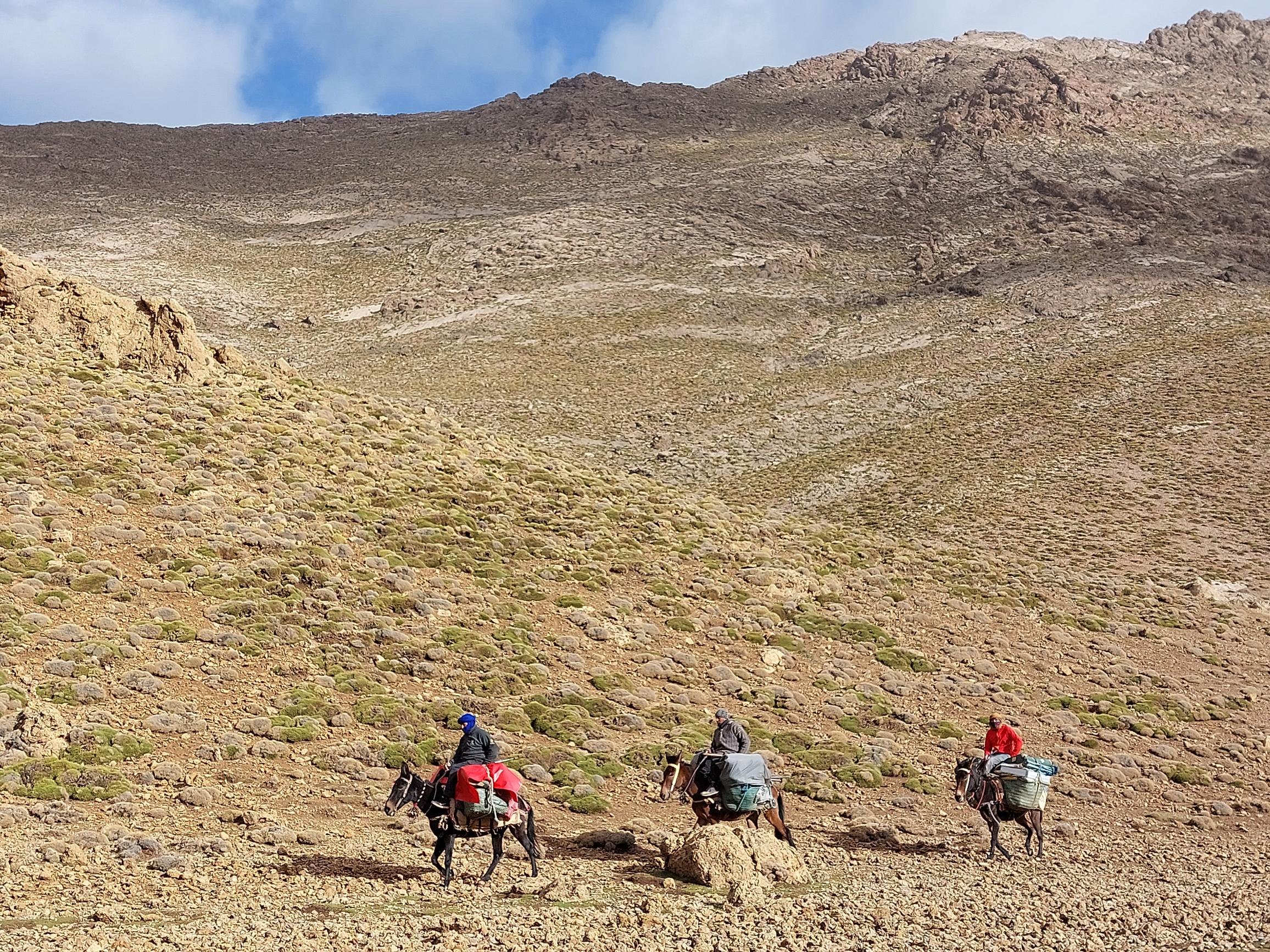 Morocco High Atlas MGoun, M'goun Massif, Traverse Day 4, Walkopedia