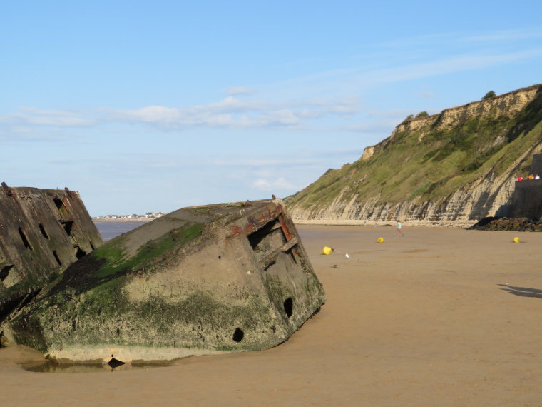 France Normandy, D-Day Beaches, Mulberry Harbour, Walkopedia