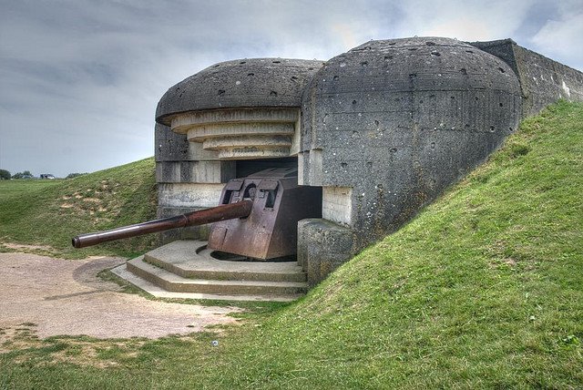 France Normandy, D-Day Beaches, D-Day Beaches - Longues sur Mer battery, Walkopedia