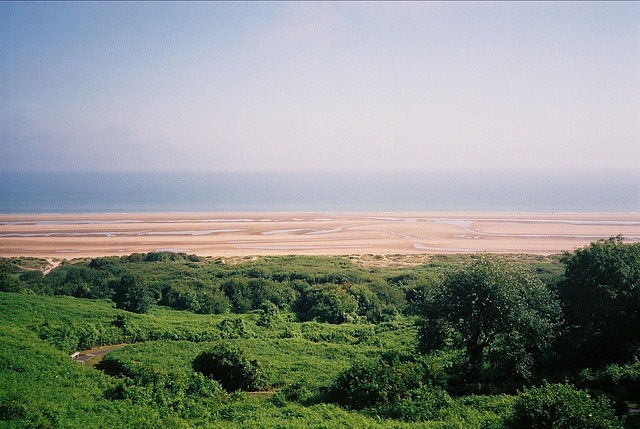 France Normandy, D-Day Beaches, D-Day Beaches - Omaha, From the American cemetery, Walkopedia