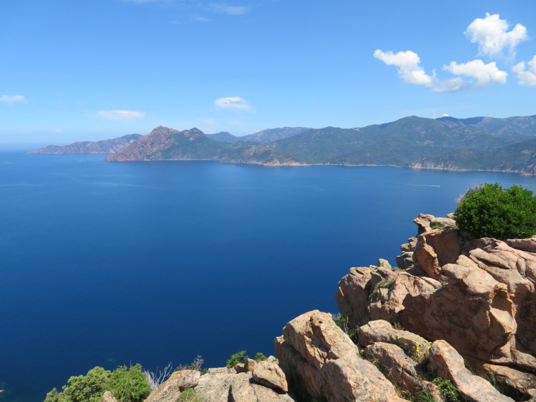 Corsica Walking: Calanche - North from Chateau Fort - © William Mackesy