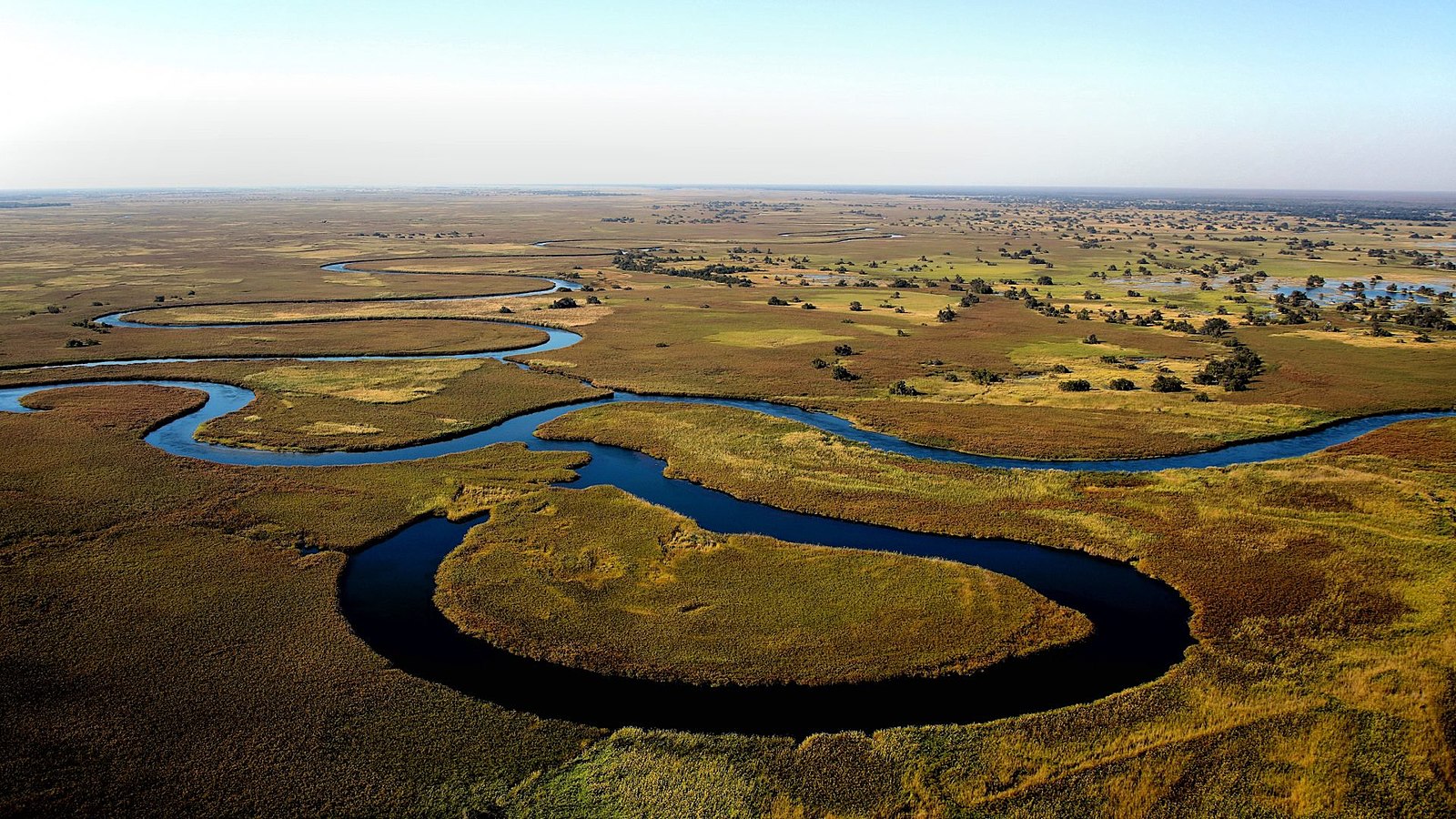 The Okavango Delta - ©wiki user Kgosi Kai Okavango Delta: The Okavango Delta - ©wiki user Kgosi Kai