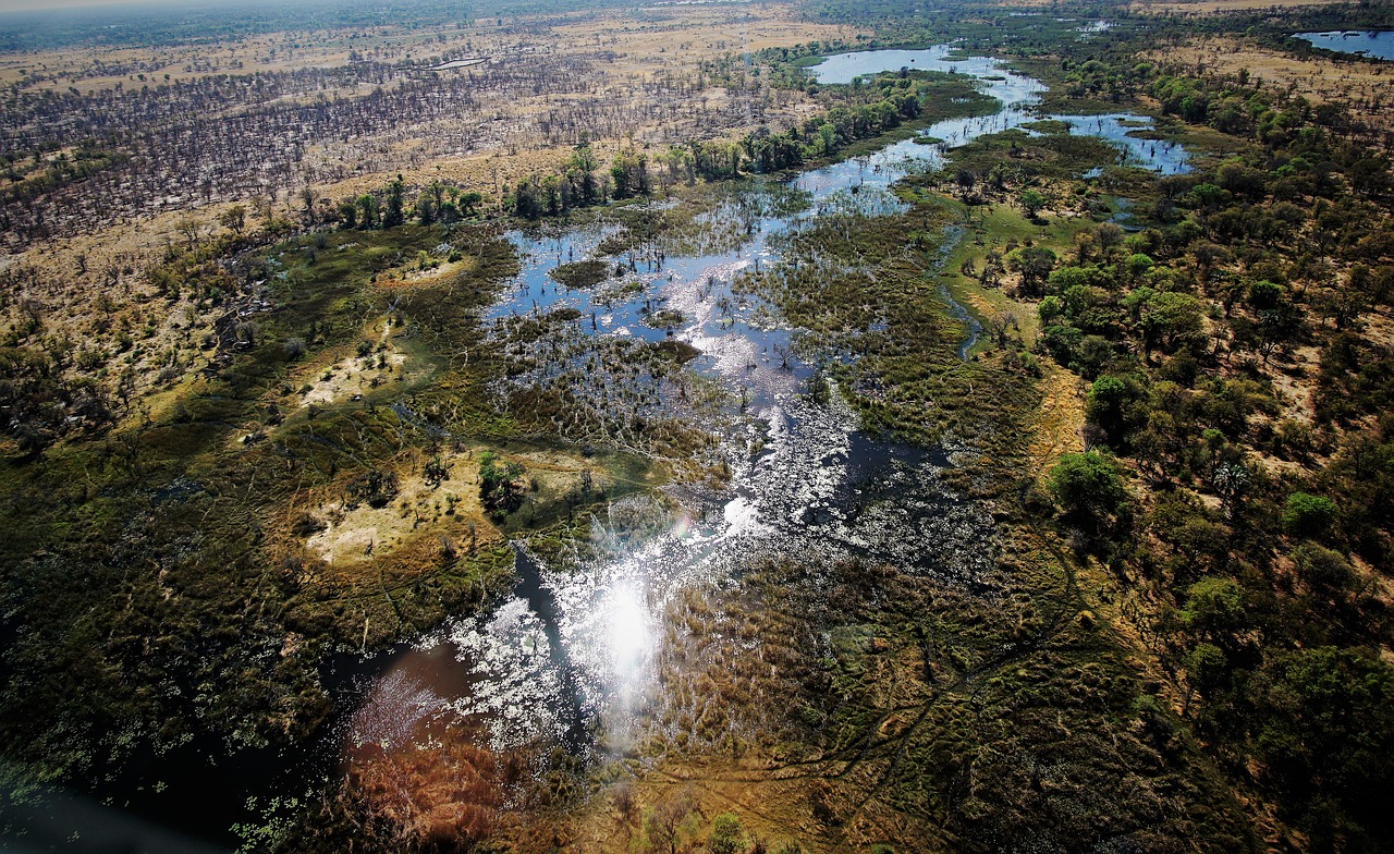 © pixabay user freekvanootem Okavango Delta: © pixabay user freekvanootem